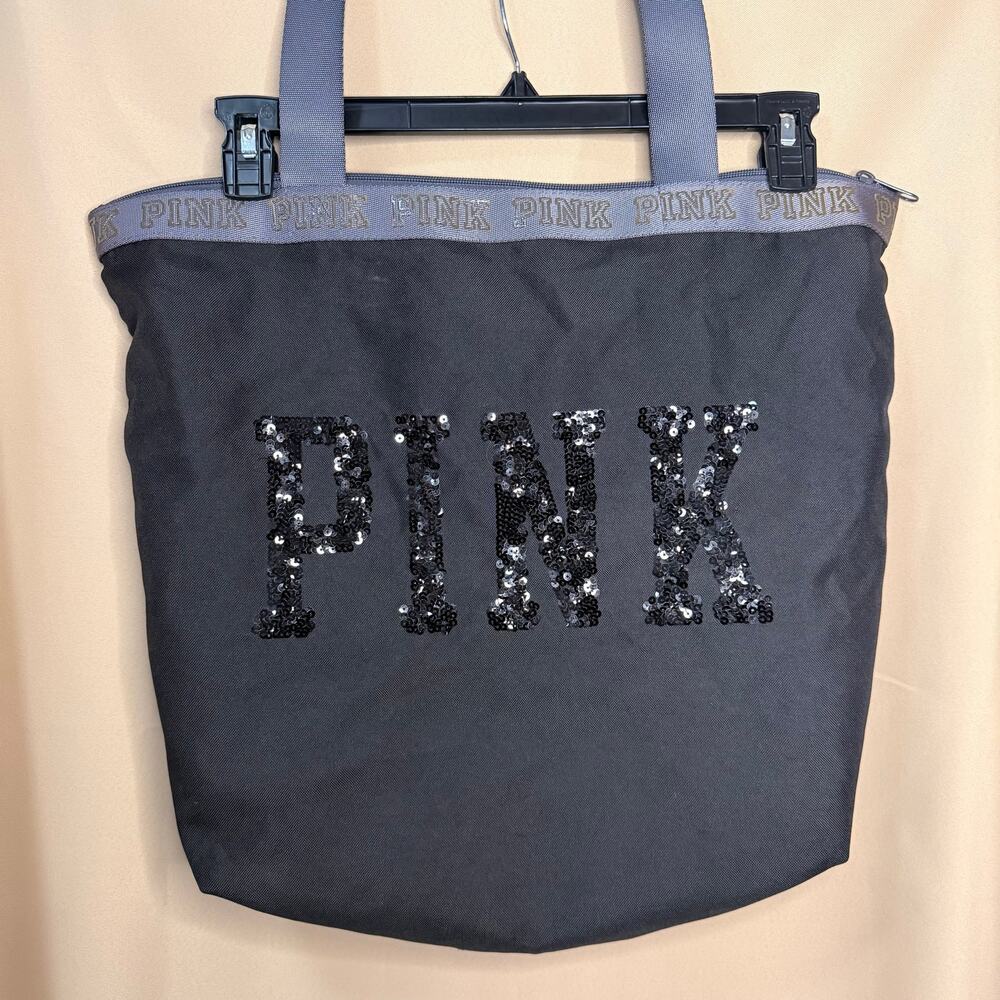 Victorias Secret Pink Black tote
